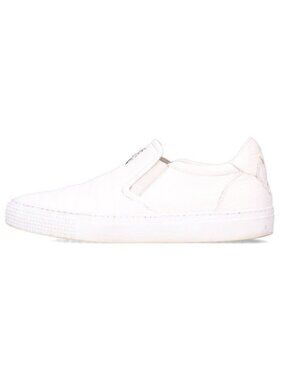 Chrome Hearts Slip on Blk Calf on CH Plus Leather Sneakers with Patch Dagger 40